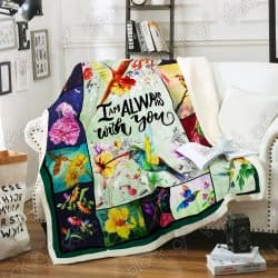I Am Always With You Hummingbird Sofa Throw Blanket Geembi™