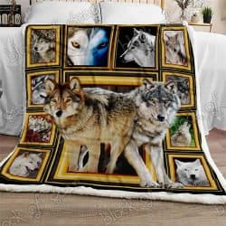 Wolves' Life Sofa Throw Blanket NP235 Geembi™