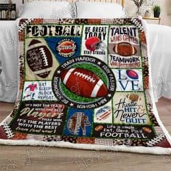 I Love Football Sofa Throw Blanket Geembi™