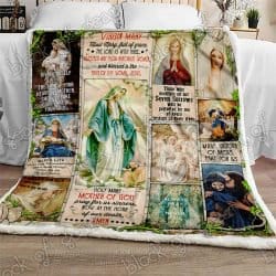 Blessed Virgin Mary, Our Lady Sofa Throw Blanket Geembi™