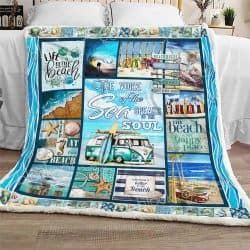 Life Is Better At The Beach Sofa Throw Blanket Geembi™