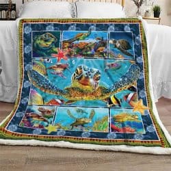 Colorful Turtle Sofa Throw Blanket Geembi™