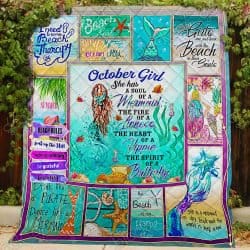 October Girl A Soul Of A Mermaid Quilt Geembi™