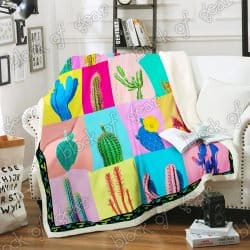 Be A Cactus In A World Of Delicate Flowers Sofa Throw Blanket NH136 Geembi™