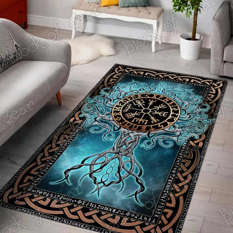 Geembi™ Yggdrasil Viking Living Room Rug