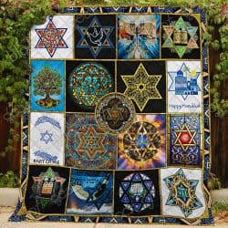 Star Of David Jewish Quilt Geembi™