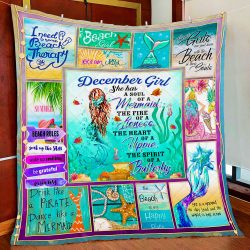 December Girl A Soul Of A Mermaid Quilt Geembi™