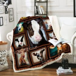 Cute Cows Sofa Throw Blanket CTN41 Geembi™