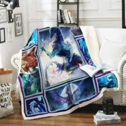 Lovely Dragon Sofa Throw Blanket Geembi™
