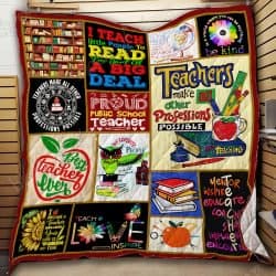 Teachers Make All Other Professions Possible Quilt Geembi™