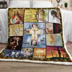 Jesus Has Changed My Life Sofa Throw Blanket Geembi™