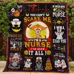Funny Halloween Nurse Names Geembi™ Amazing Quilt
