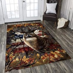 Geembi™ Autumn Deer Living Room Rug