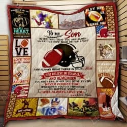 To My Son, Football Quilt Geembi™