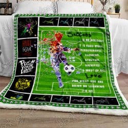Soccer - My Love, My Passion Sofa Throw Blanket NH7 Geembi™