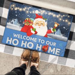 Geembi™ Welcome To Our Ho Ho Home  Doormat