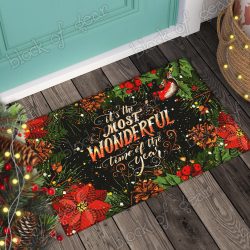 Geembi™ Christmas Is The Most Wonderful Time Of The Year Doormat CTN100