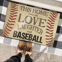 Geembi™ Baseball House Doormat