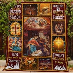 Christmas Begins With Christ  Quilt  Geembi™
