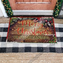 Geembi™ Merry Christmas Ya Filthy Animal Doormat