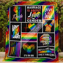 Support LGBT, Love Is Love Quilt CTN104 Geembi™
