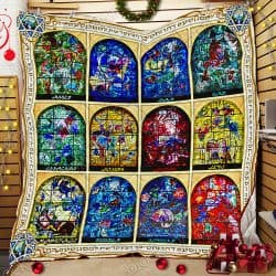 Jerusalem Stained Glass Window Quilt Geembi™