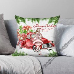 Geembi™ Red Truck and Girl Cushion Cover CTN129