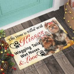 Geembi™ This Home Is Filled With Kisses - Yorkie Doormat