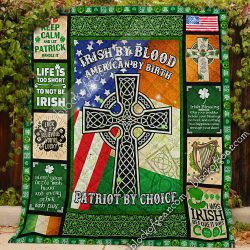 Irish By Blood , American By Birth  Quilt Geembi™