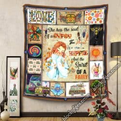 Geembi™ The Soul Of A Hippie Tapestry Wall Hanging