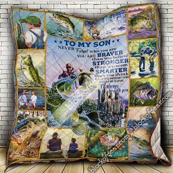 To My Son, Bass Fishing Quilt Geembi™