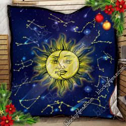 Zodiac Constellations & The Sun. Quilt NKP255 Geembi™