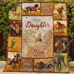 To My Daughter, Horse   Quilt Geembi™
