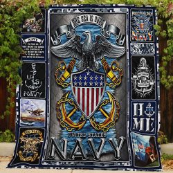 The Sea Is Ours US Navy Quilt Geembi™