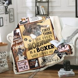 My Boxer, My Best Friend For Life Sofa Throw Blanket Geembi™