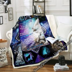 Our Daughter We Believe In You Wolf Pack Sofa Throw Blanket Geembi™