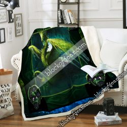 Green Dragon Sofa Throw Blanket Geembi™
