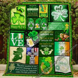 Irish Family Saint Patrick's Day Quilt Blanket THB1719Q Geembi™