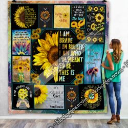 Sunflower Brave Quilt Blanket Geembi™