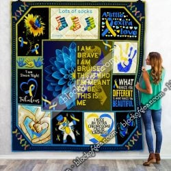 My Brave Warrior Down Syndrome Quilt Blanket Geembi™