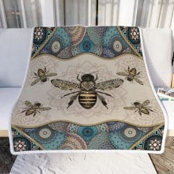 Bee Mandala Sofa Throw Blanket Geembi™