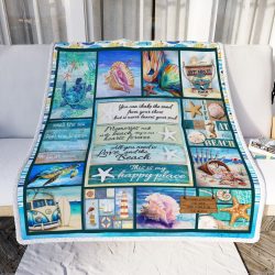 Beach Life All You Need Is Love And The Beach Sofa Throw Blanket Geembi™