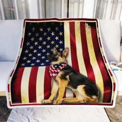 German Shepherd American Sofa Throw Blanket Geembi™