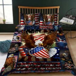 Patriotic Eagle Quilt Bedding Set Geembi™