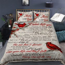 Cardinal. I Never Left You Quilt Bedding Set Geembi™