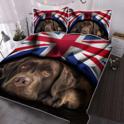 Labrador Retriever UK Patriot Quilt Bedding Set THH2903QSv5n