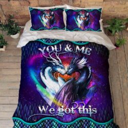 Dragon Couple. You And Me We Got This Quilt Bedding Set THH3403QS