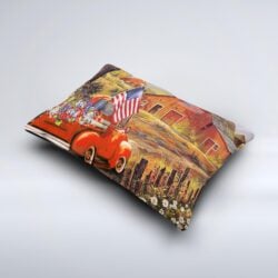 Country Roads Take Me Home. Red Truck Pillowcase THH3302P