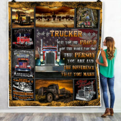 Trucker - May you be Proud Quilt Blanket Geembi™