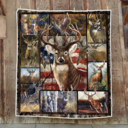 Deer American Quilt Blanket THH3470Q